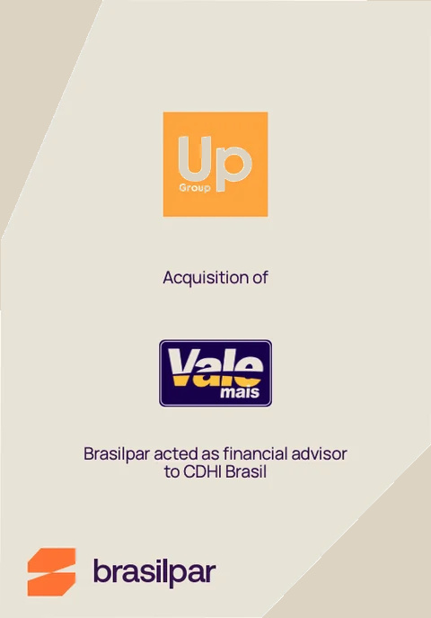 Up Group — acquisition de Vale Mais