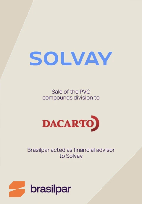 Solvay — cession de la division composés PVC à Dacarto